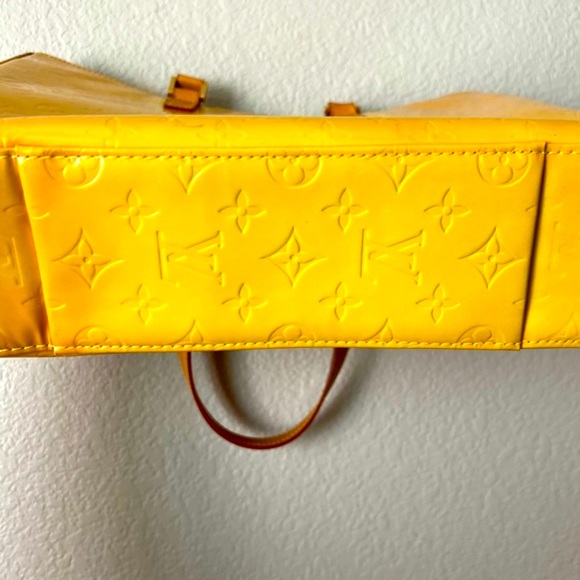 Louis Vuitton Yellow Monogram Tote, 16x12x3.5 - Picture 3 of 12